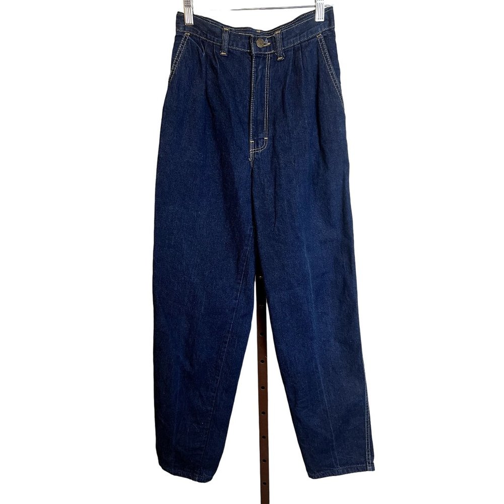 1980s Vintage Zena Denim Pleated front Jeans